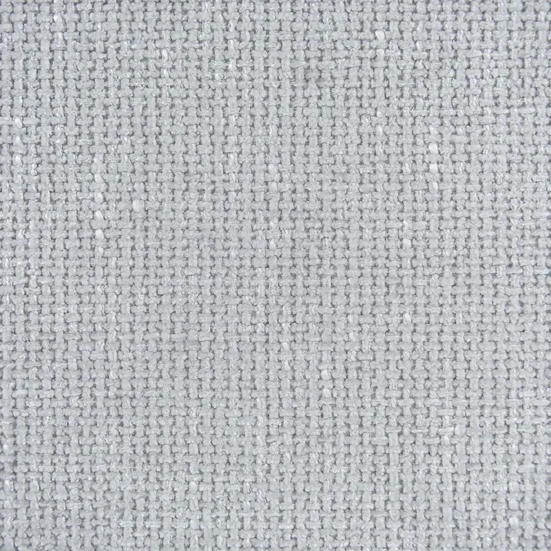 Tela de tejido para tapicería con relieve cuadriculado - Enver - Gris plata