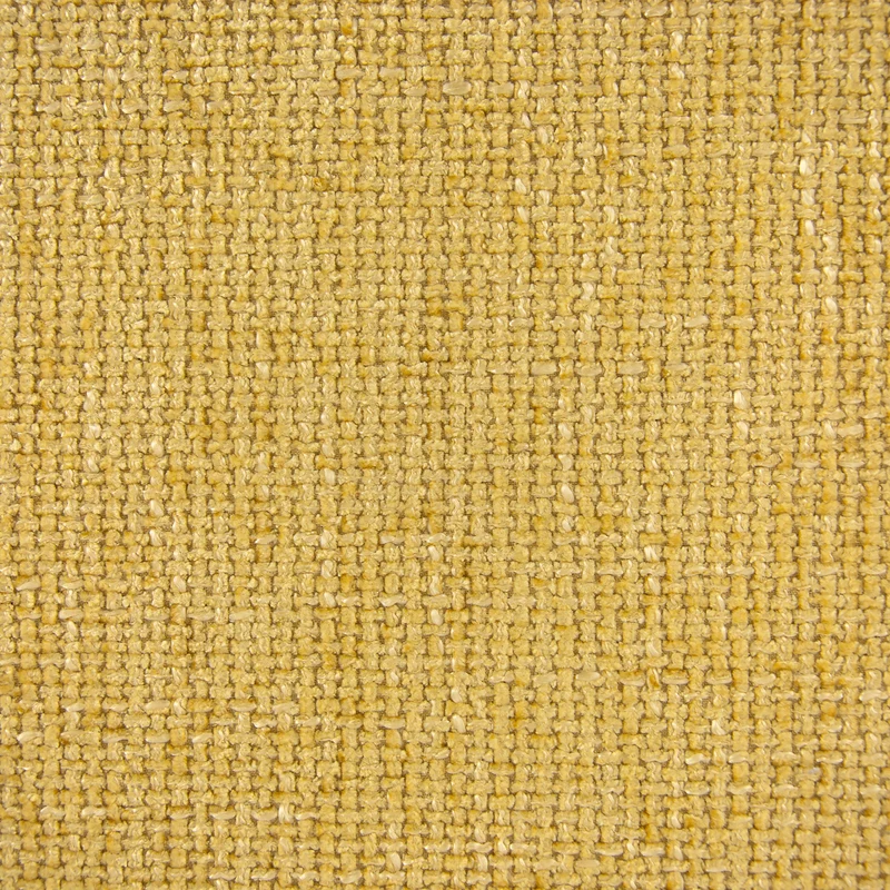 Tela de tejido para tapicería con relieve cuadriculado - Enver - Amarillo Mostaza