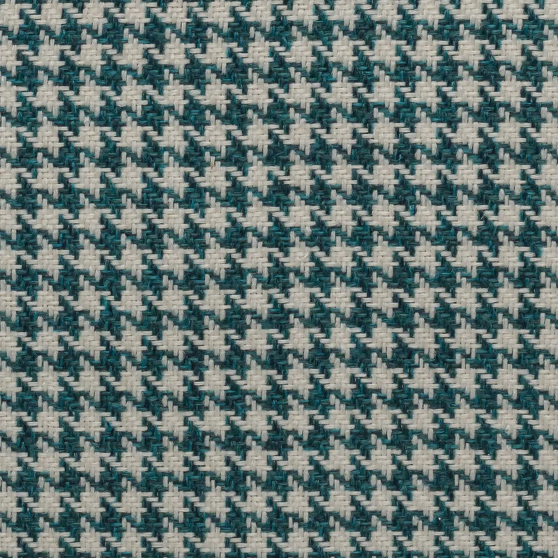 Tela Pied de Poule para Cojines y Tapicería | Brist - Azul turquesa