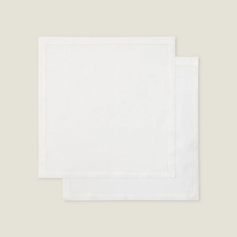 Set de 2 servilletas de lino natural Lin