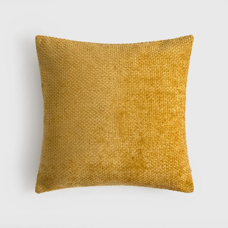 Funda de cojín chenilla con textura Basket