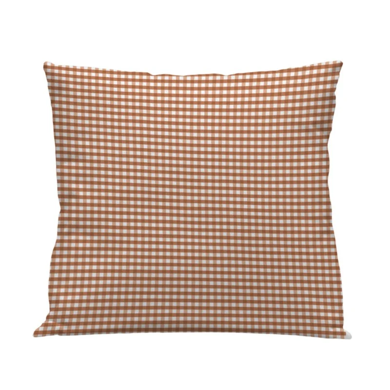 Funda cojín Vichy Marrón