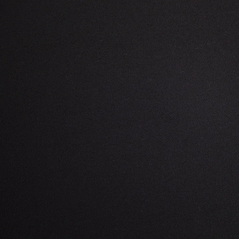 Tela de Sarga Algodón y Poliéster 250g/m2 | Negro
