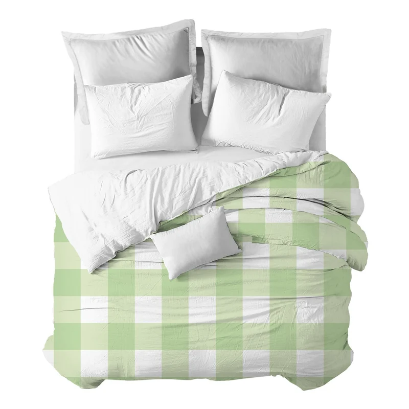 Funda nórdica Cuadro Scandi Verde
