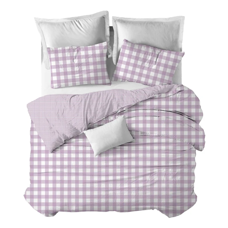 Funda nórdica Vichy Malva