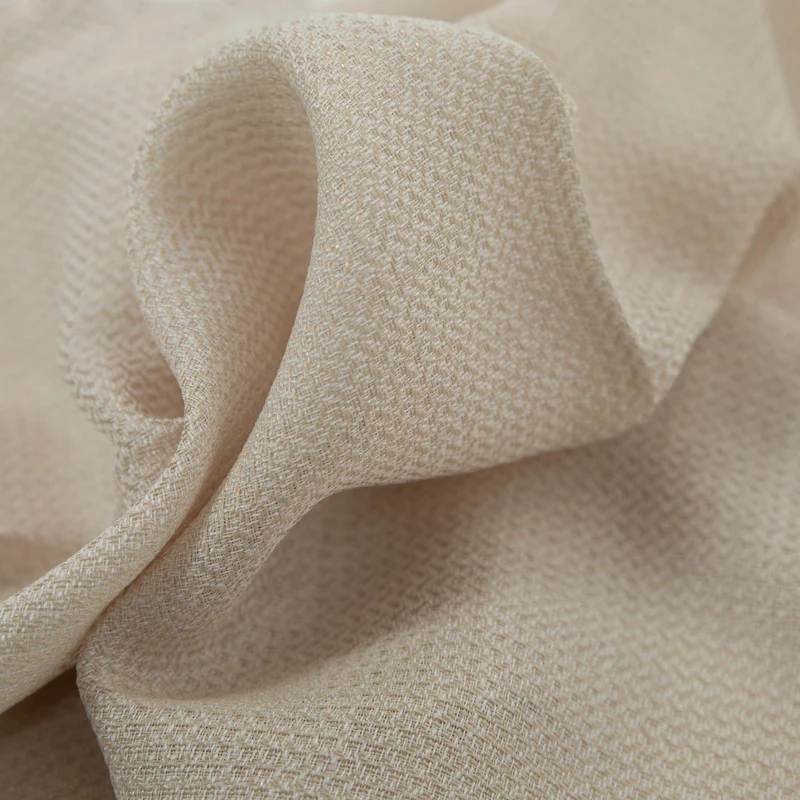 Tela para cortinas - Chevron | Beige claro