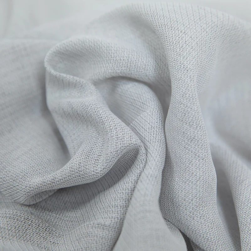 Tejido para cortinas con plomo - Rústico | Gris