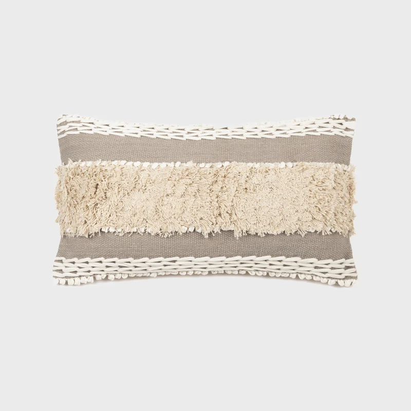 Cojín rectangular algodón 30x50 Domus - funda + relleno