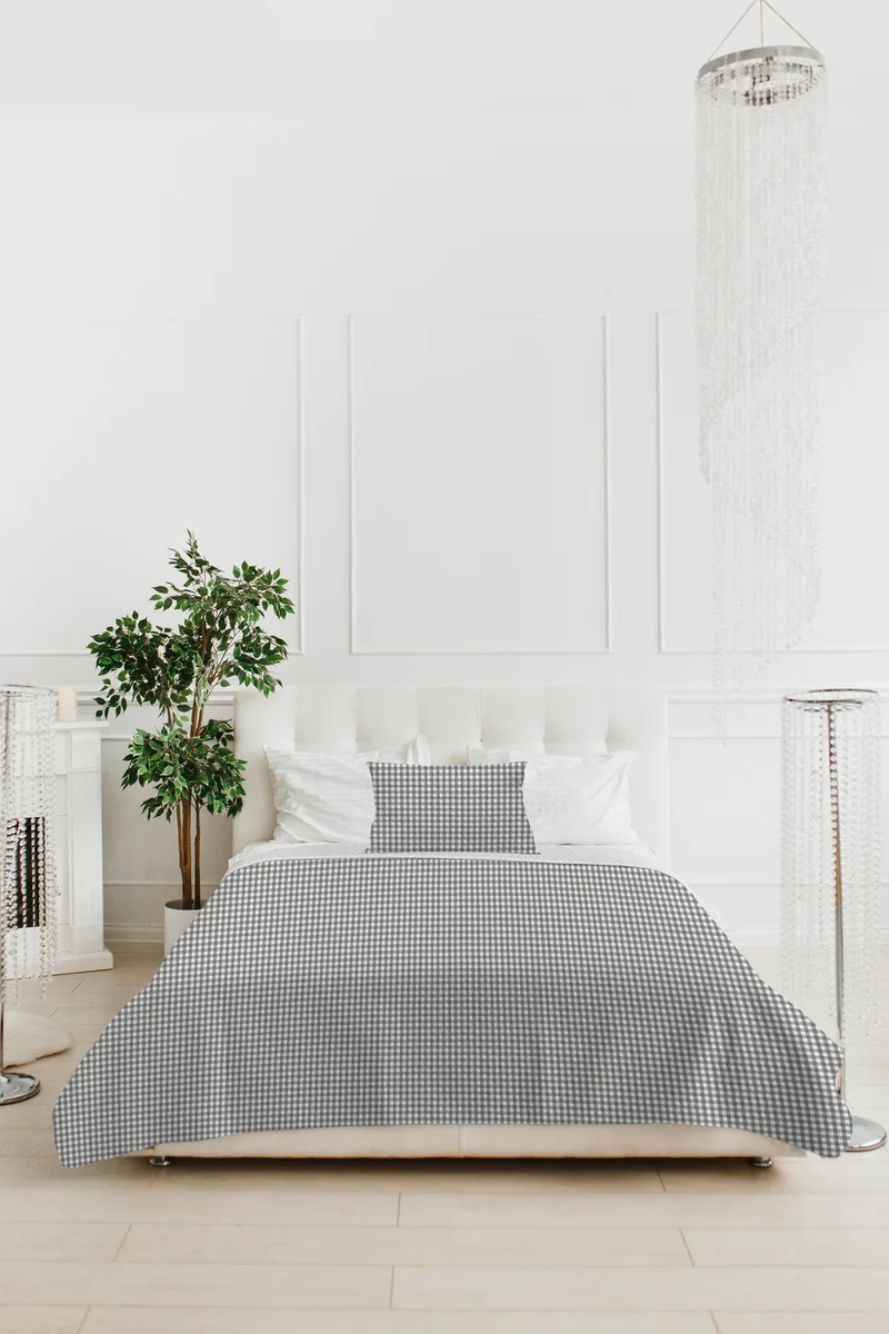 Colcha Vichy Gris