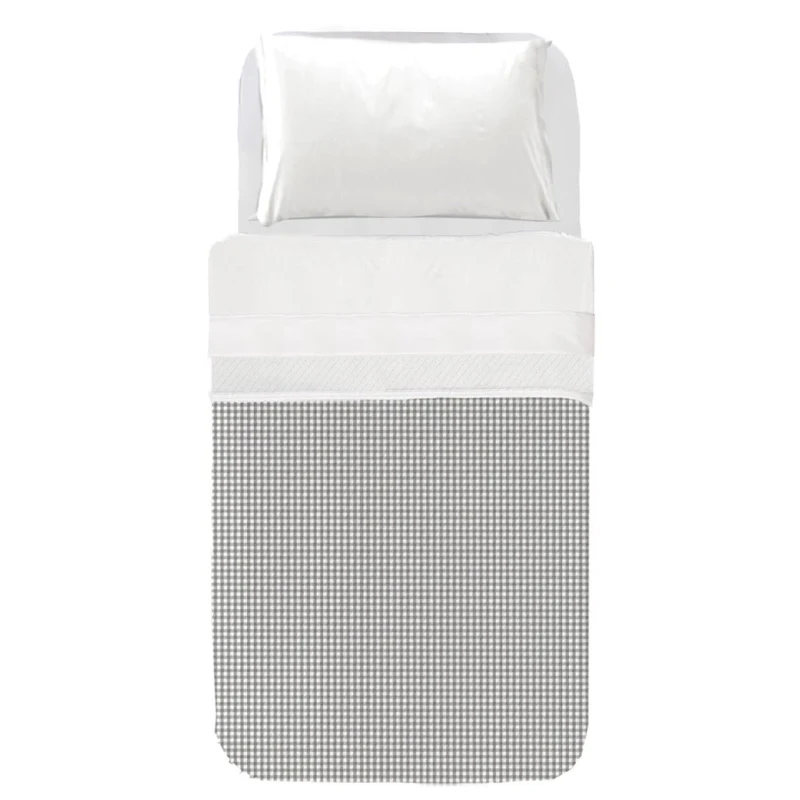 Colcha Infantil Vichy Gris