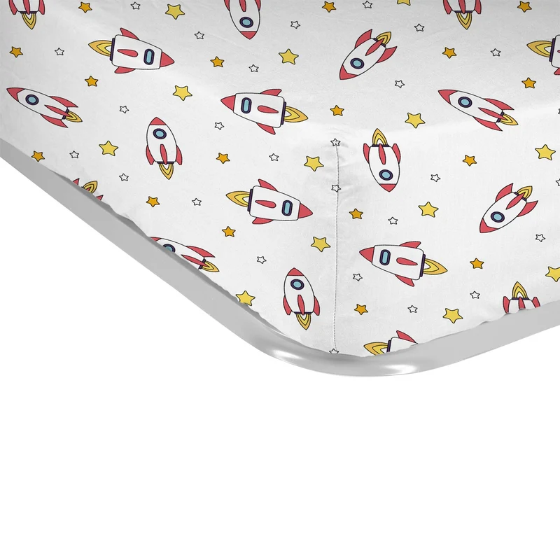 Sábana bajera Estampada Infantil Cosmos