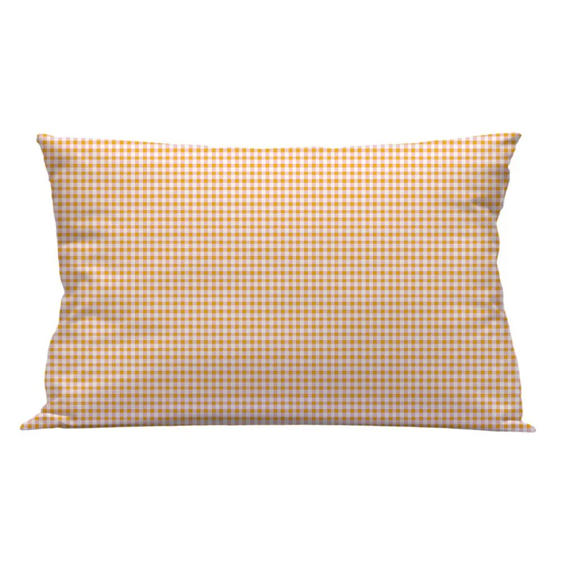 Funda cuadrante Vichy Rosa Amarillo