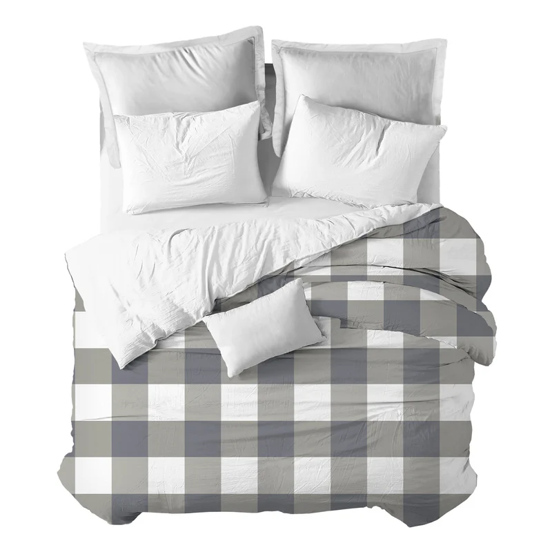 Funda nórdica Cuadro Scandi XL Gris