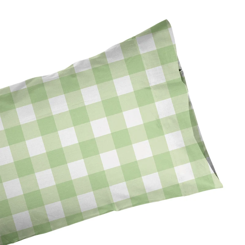 Funda de almohada Vichy Pistacho