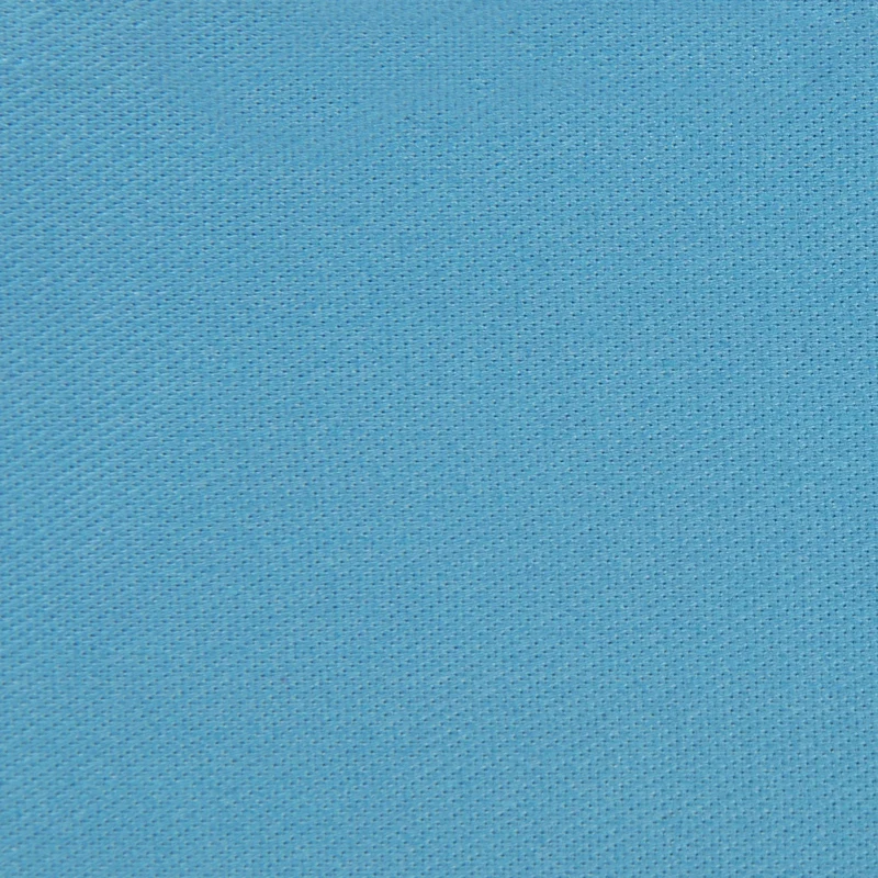 Tela de Sarga Elástica de Poliéster y Algodón 200g | Azul cian