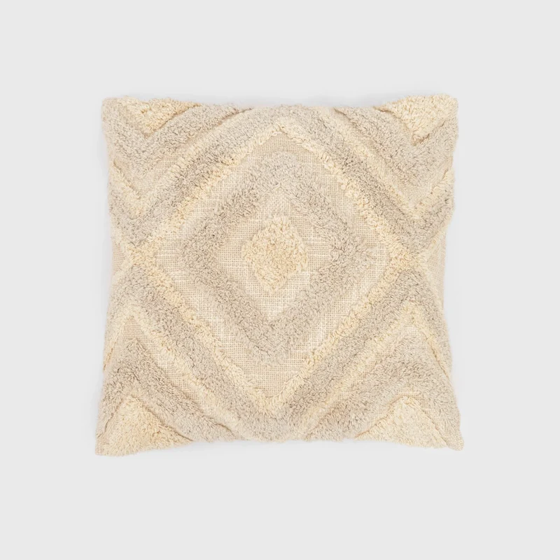 Cojín cuadrante algodón Basel 45x45 - funda + relleno