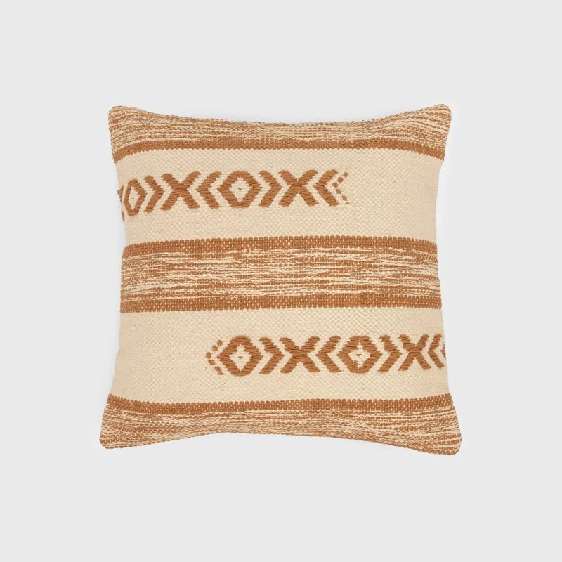 Cojín cuadrante algodón Burton 45x45 - funda + relleno