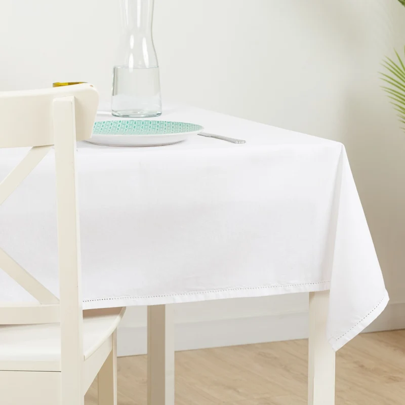 Mantel algodón blanco