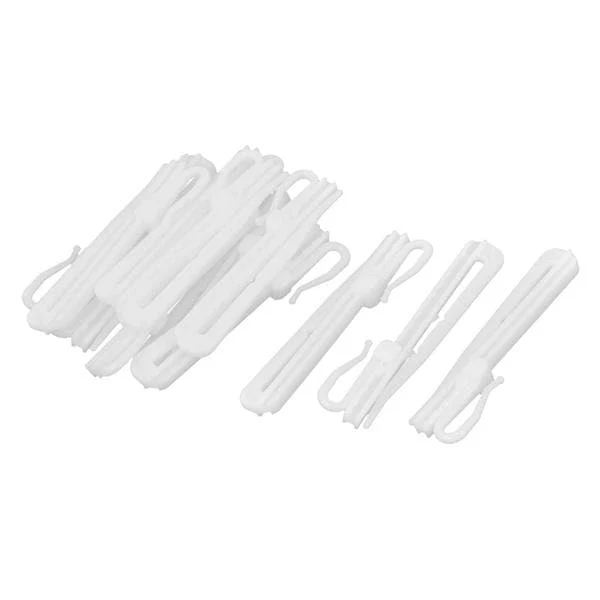 Ganchos ajustables para cortina riel (10 UDS)