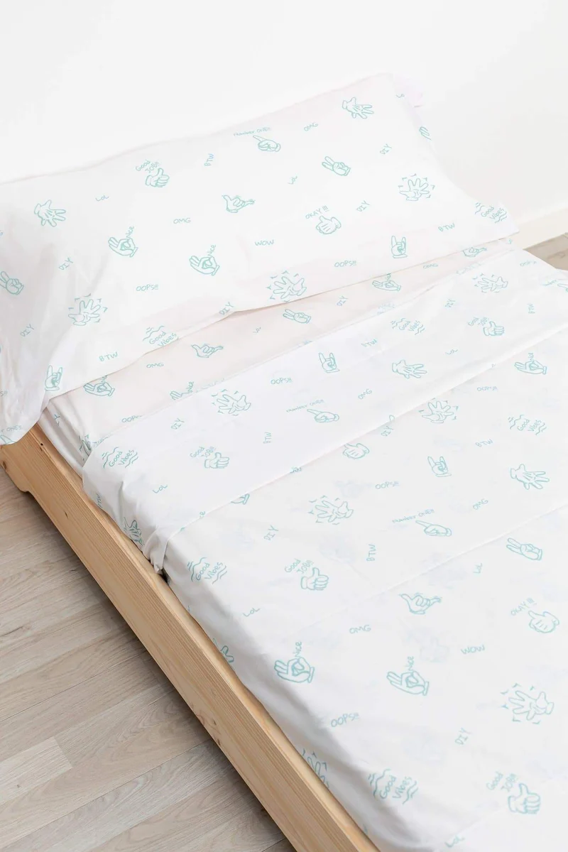 Juego Sábanas Infantil estampado Hand
