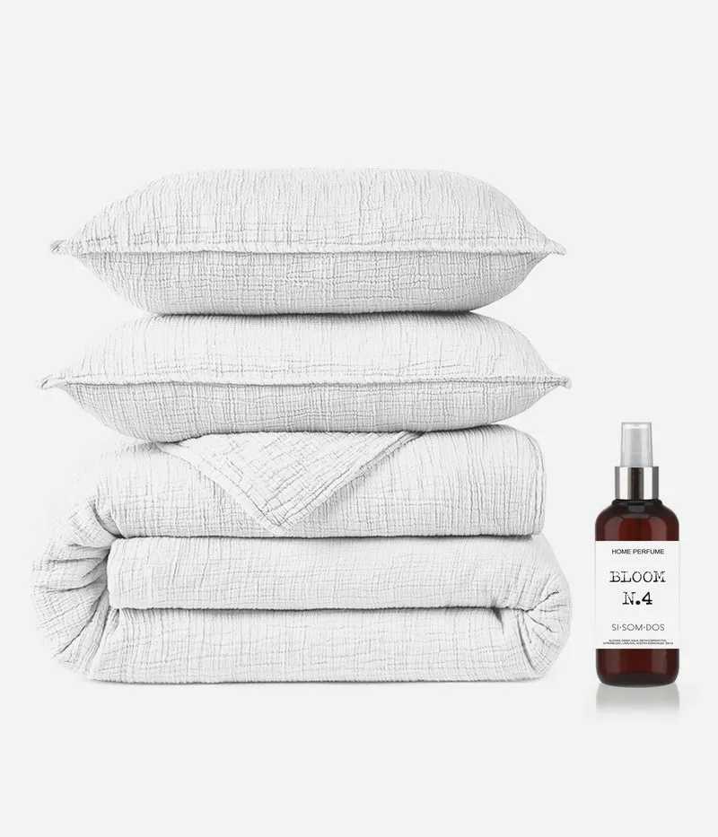 Pack : Funda nórdica Gasa fresh + regalo perfume bloom