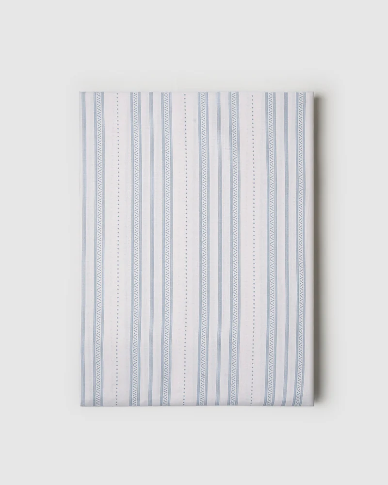 Juego de sábanas 100% algodón kilimanjaro índigo claro