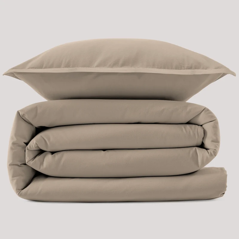 Funda Nórdica Algodón 200x200 Beige | STON | Edredón Doble