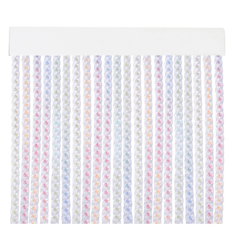 Cortinas para Interior o Exterior Cordón PVC de 90x210cm- Arcoiris