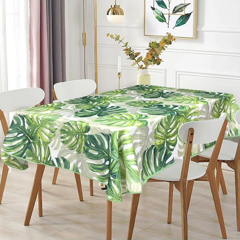 Mantel Antimanchas, Rectangular, Resistente, Impermeable- Hawaianas