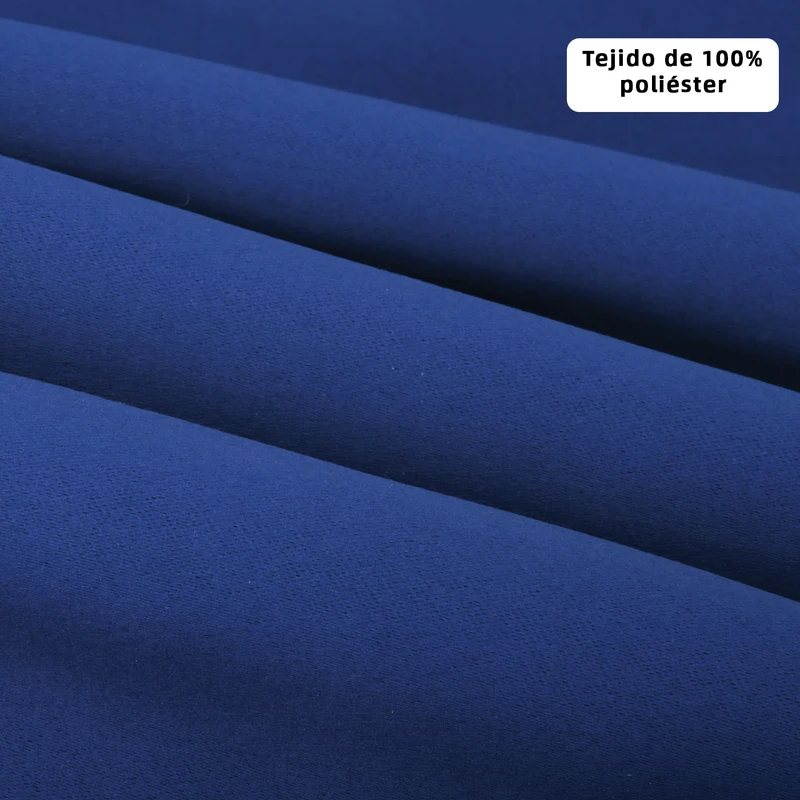 Cortinas Opacas, Blackout, Térmicas Aislantes del Frio y del Calor- Azul
