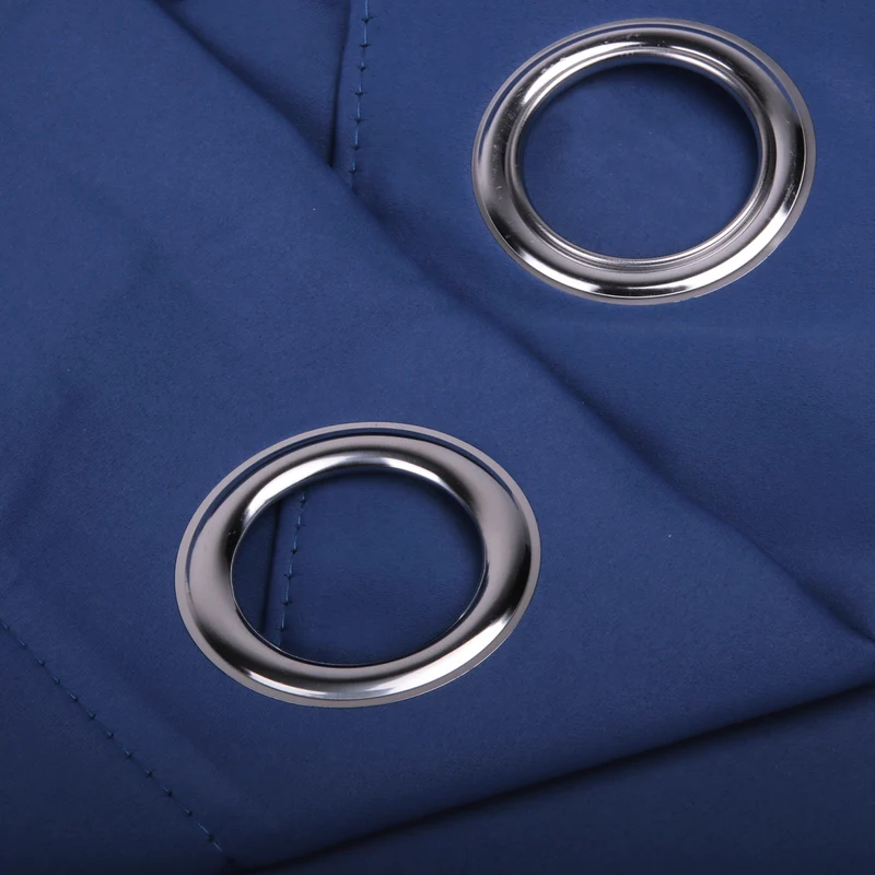 Cortinas Opacas, Blackout, Térmicas Aislantes del Frio y del Calor- Azul