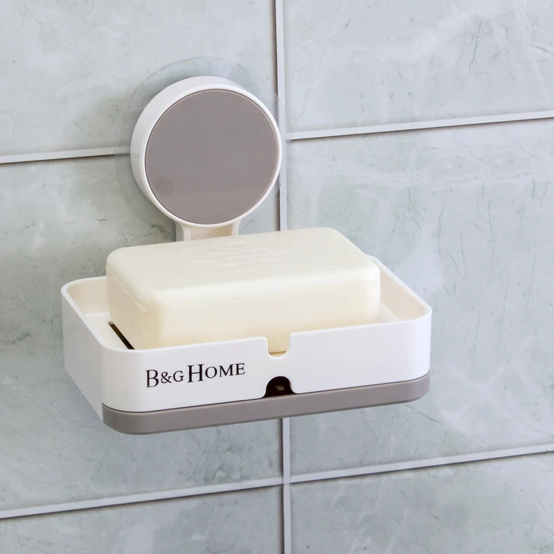 Jabonera con Escurridor Extraíble para Ducha y Baño