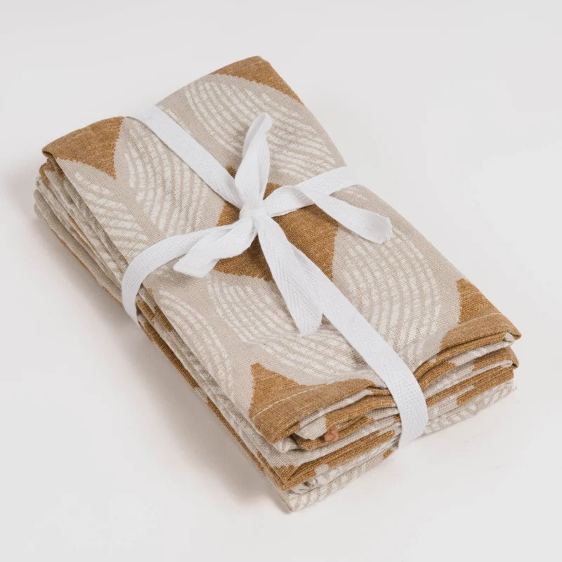 Set 4 Servilletas Cabot Ocre