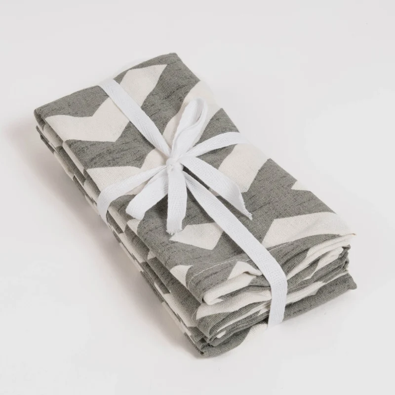 Set 4 Servilletas Nela Verde Seco