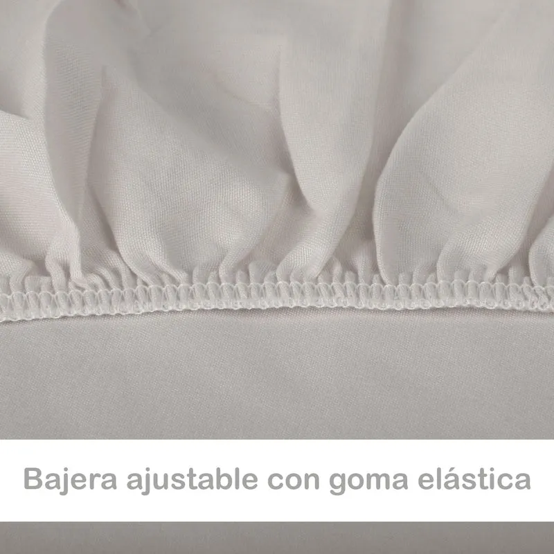 Juego de Funda Nórdica, 3 Piezas Cremallera Oculta - Espiral Beige