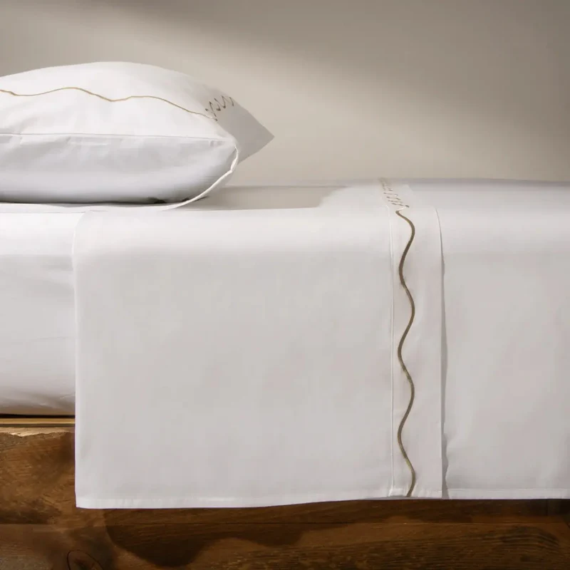 BLESSING 600 THREAD COUNT SATEEN FLAT SHEET