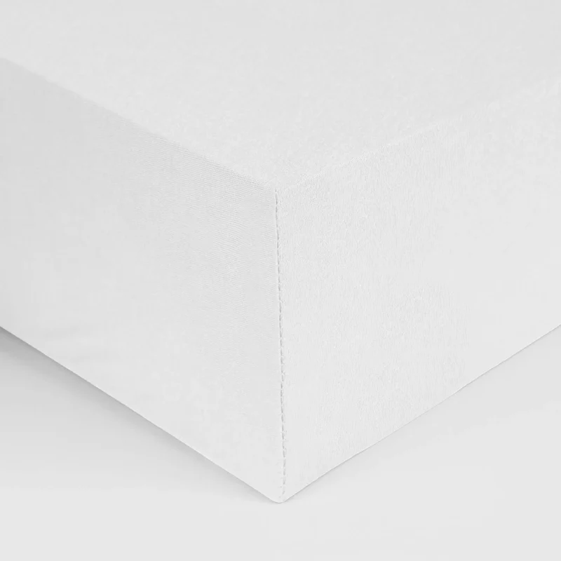 Sábana Bajera blanca 100% Algodón extra suave 180 hilos. Calidad premium.