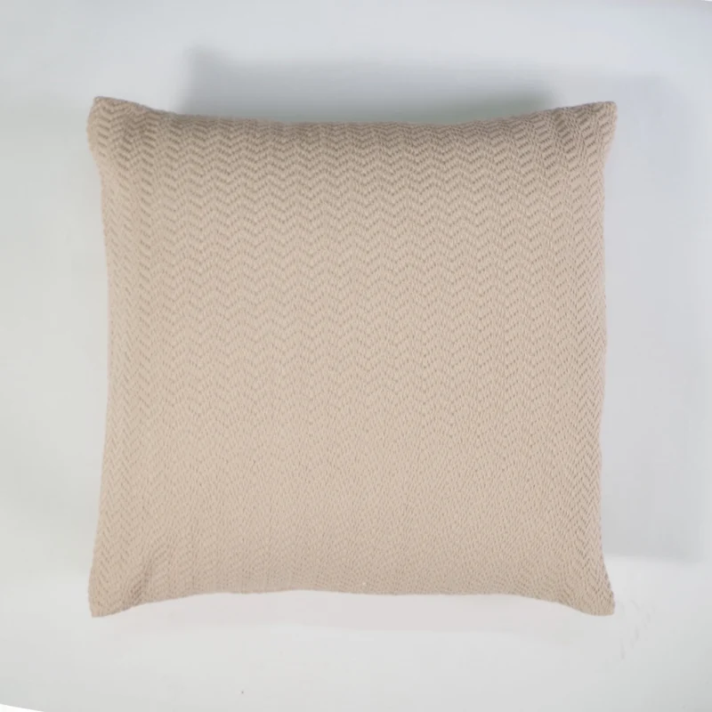 Funda de cojín jacquard 1979 beig