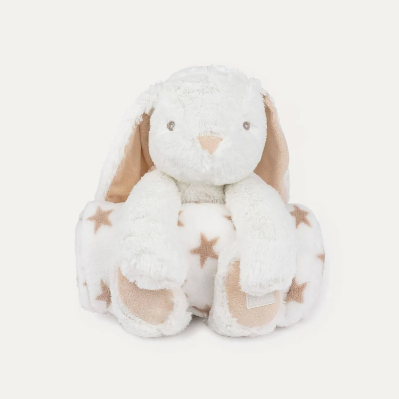 Conejito de peluche con manta a juego Conepla