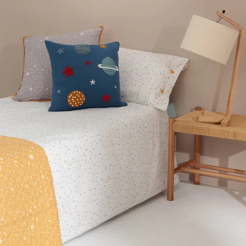 Set funda nórdica algodón percal 180 hilos estrellas Starti
