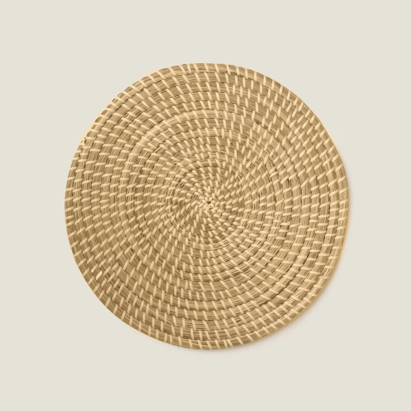 Mantel individual hecho de hierba marina Placemat2