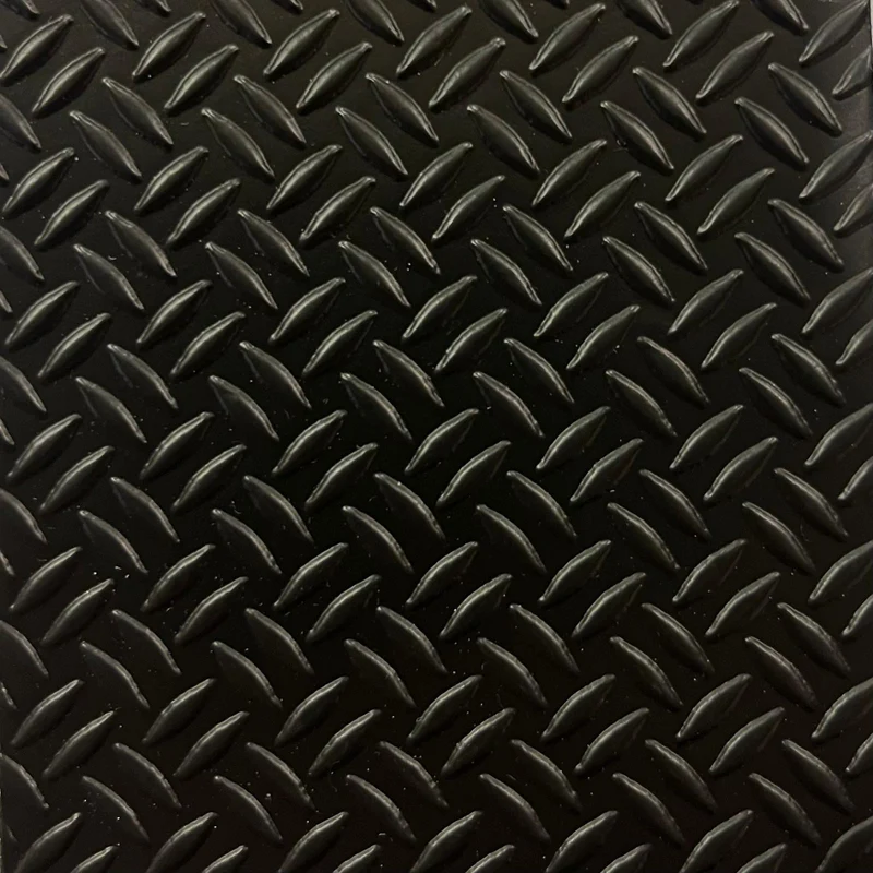 Alfombra de PVC | Antideslizante 1.6mm | Negro - Grano