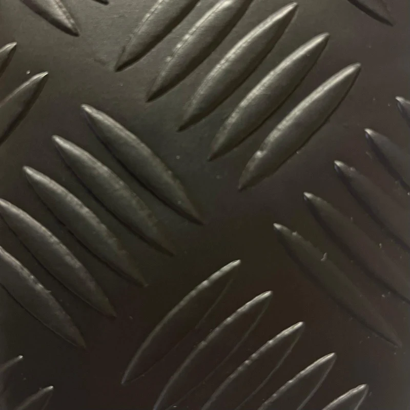 Alfombra de PVC | Antideslizante 1.6mm | Negro - Estrías
