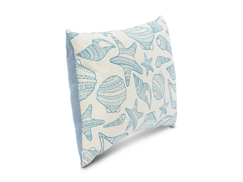 Cojin Marina Sea Life Azul Lumbar
