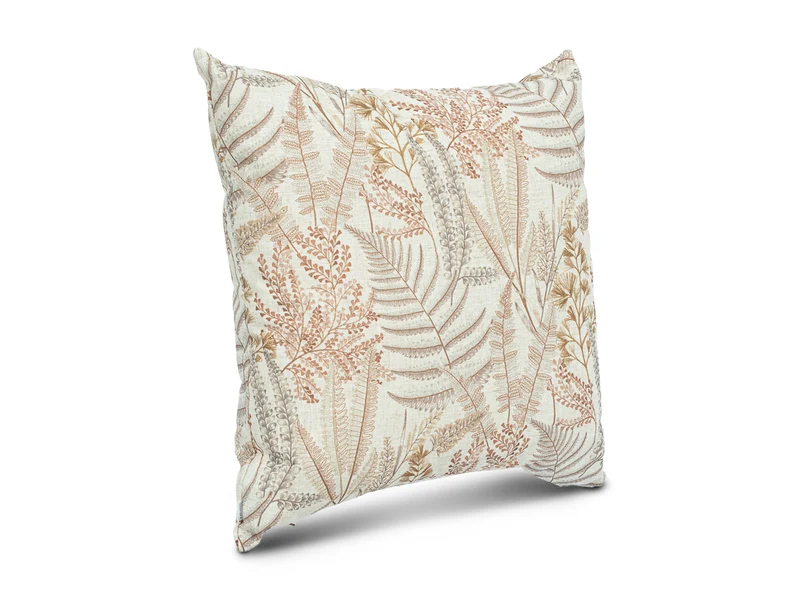 Cojin Trendy Beige Naranja Cuadrado Mediano