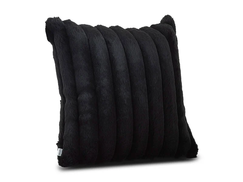 Cojin Glam Negro Cuadrado Pequeño