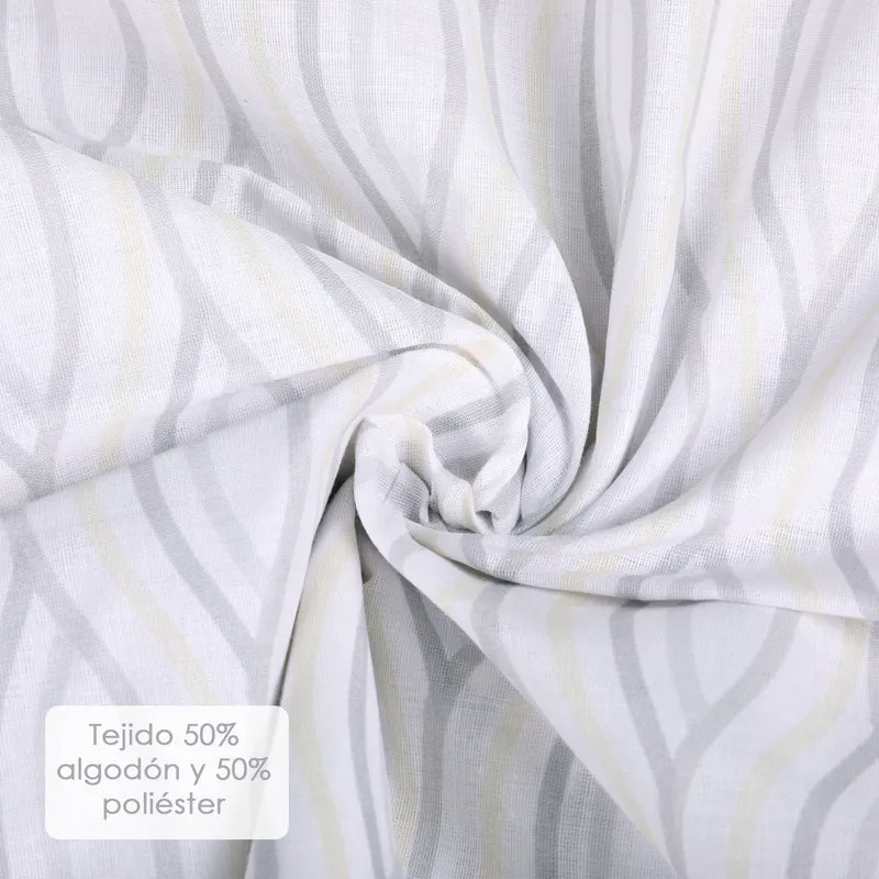 Juego Sábanas de Verano y Entretiempo 50% Algodón y 50% poliéster- Dali Gris