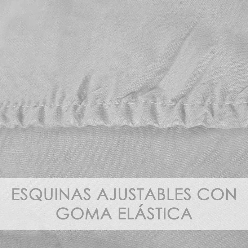 Juego Sábanas de Verano y Entretiempo 50% Algodón y 50% poliéster- Dali Gris