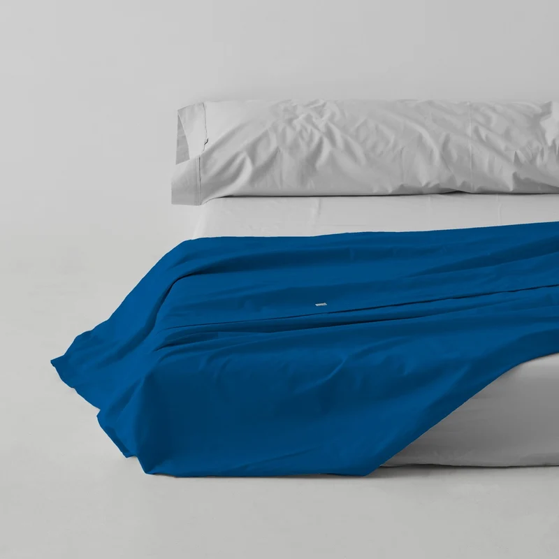 Sábana encimera azul imperial