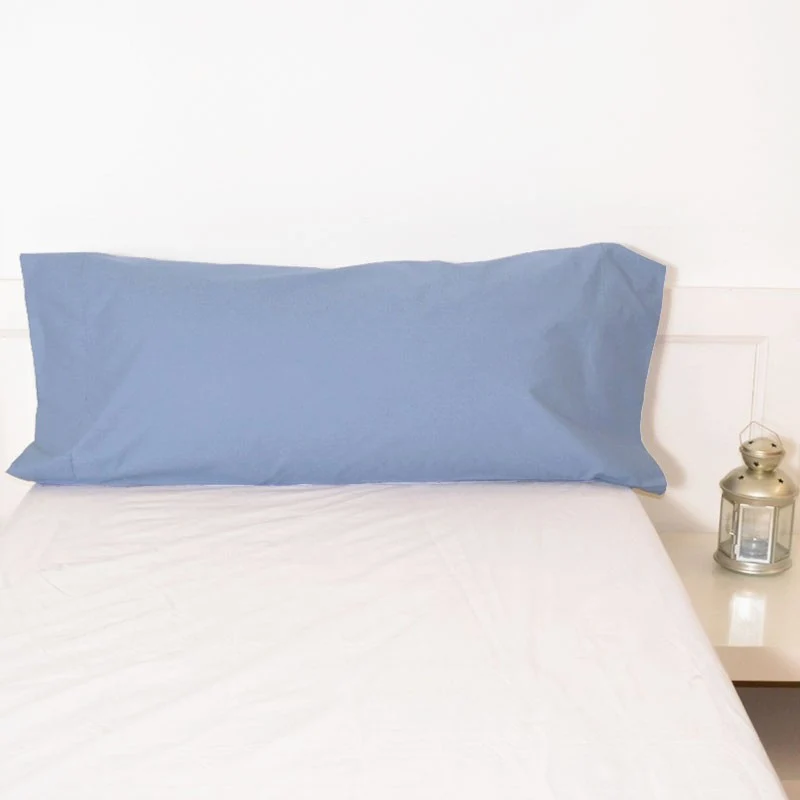 Funda almohada azul indigo 18 basic